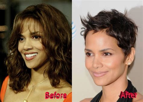 halle berry nose job|Celebrity Natural Noses & Nose Jobs